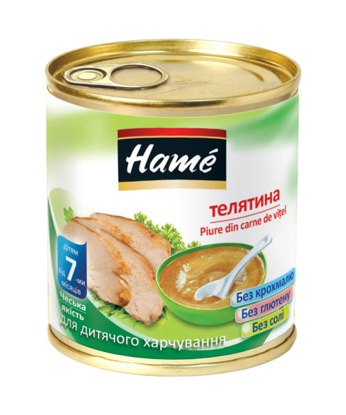 М'ясне пюре Hame Телятина, 100 г - Pampik