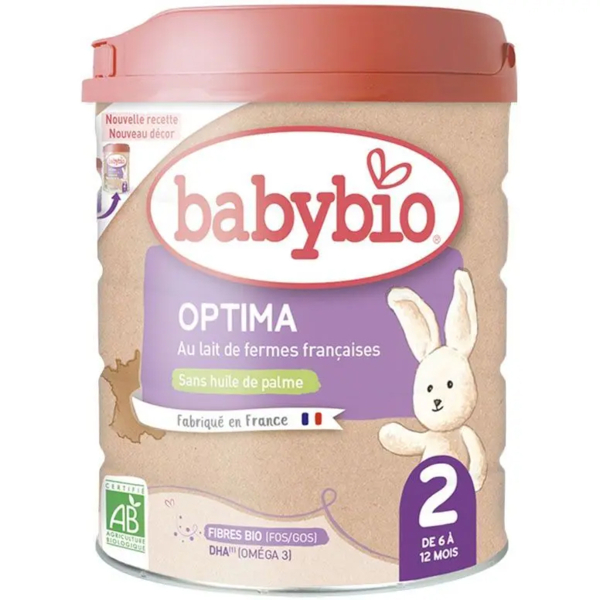 Органическая молочная смесь BabyBio Optima 2, 800 г - Pampik
