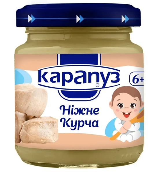 Пюре Карапуз Ніжне курча, 90 г - Pampik - 2