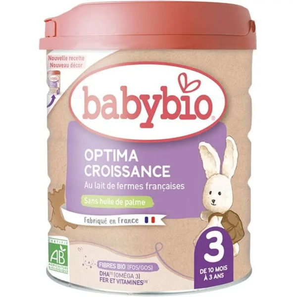 Органічна молочна суміш BabyBio Optima 3, 800 г - Pampik