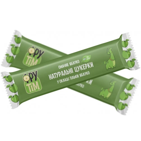 Натуральні цукерки Фрутім Смачне Яблуко, 20 г - Pampik