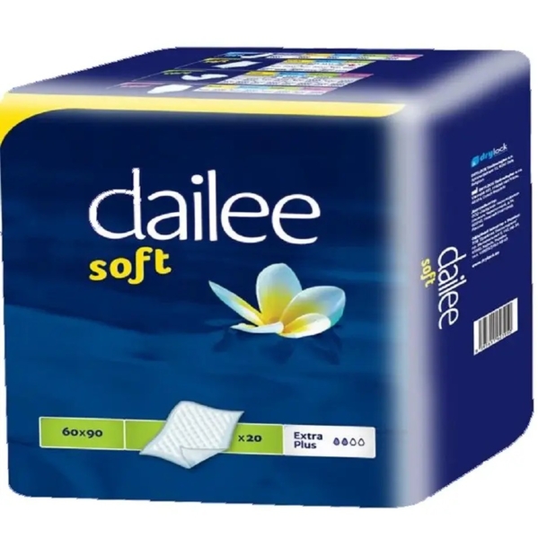 Одноразові пелюшки Daille Soft, 90х60 см, 20 шт. - Pampik