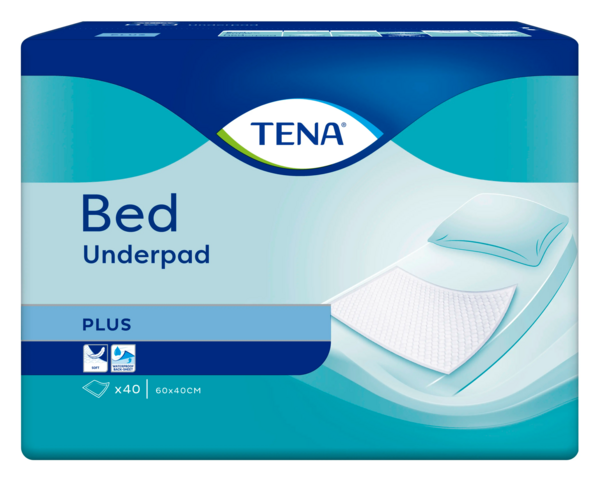 Одноразові пелюшки Tena Bed Plus, 60х40 см, 40 шт. - Pampik - 2