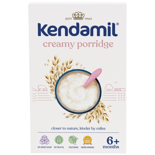 Молочна каша Kendamil Вівсяна вершкова, 150 г - Pampik