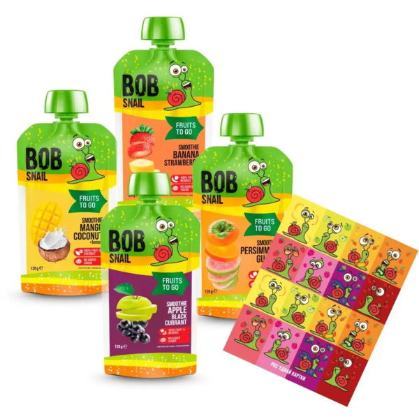 Набір Bob Snail Смузі бокс з коміксом, 480 г - Pampik - 3