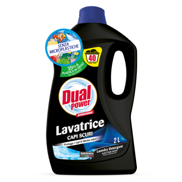 Рідкий засіб для прання Dual Power для чорних та темних тканин, 2 л - Pampik