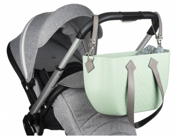 Сумка для коляски Nuvita MyMia, шкіра, м'ятний (NV8801M/02F/23G/13G/33G) - Pampik - 5