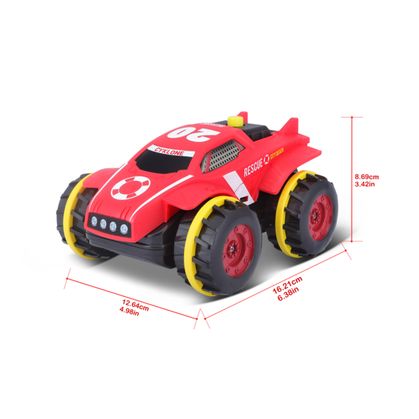 Автомодель на радиоуправлении Maisto Tech Cyklone Aqua Tread красный (82142 Red) - Pampik - 10