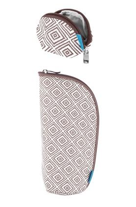 Набір для зберігання пустушки Nuvita MyMia, геометричний орнамент, коричневий (NV8806ROMBO) - Pampik