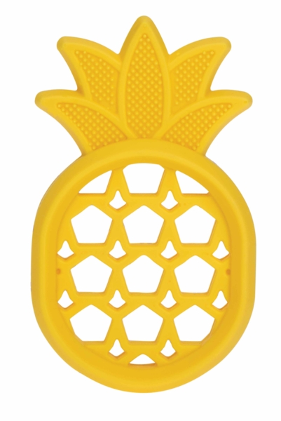 Силіконовий прорізувач Nuby Ананас, жовтий (NV06007pin) - Pampik