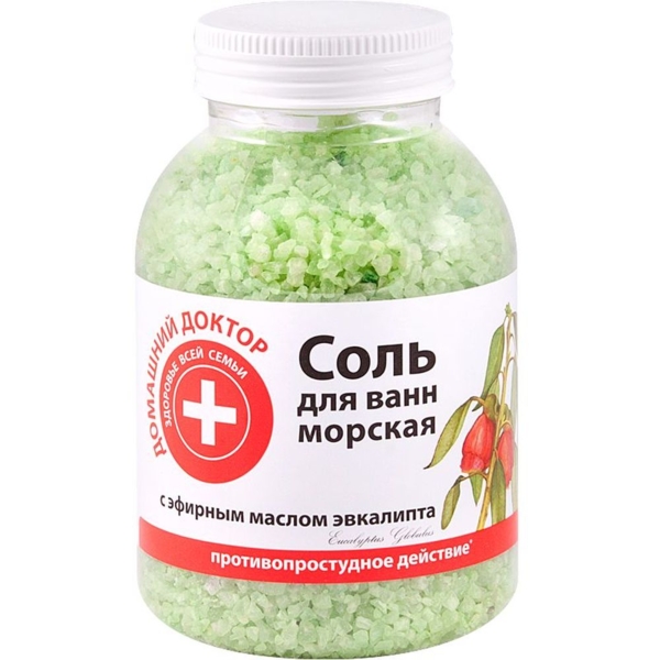 Соль для ванн Домашний Доктор с эвкалиптом 1 кг - Pampik