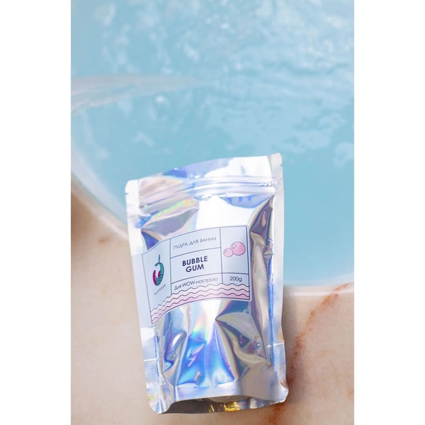 Пудра для ванни Mermade Bubble Gum 200 г (MRP0001L) - Pampik - 3