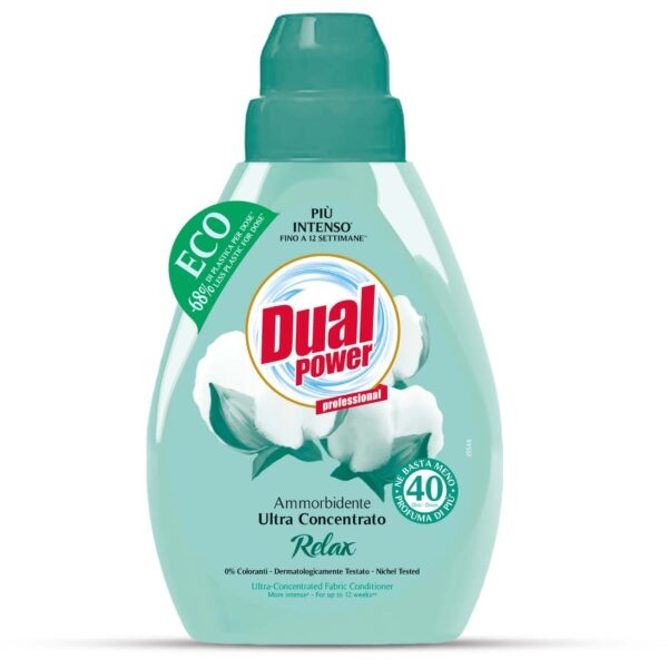 Ультра концентрований кондиціонер для білизни Dual Power Релакс, 600 мл - Pampik