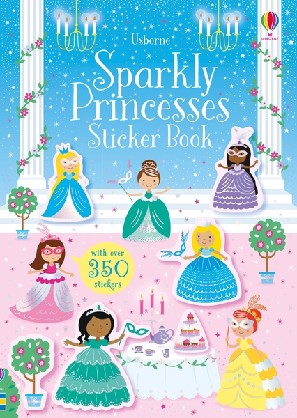 Sparkly Princesses Sticker Book - Kirsteen Robson, англ. мова (9781474971331) - Pampik
