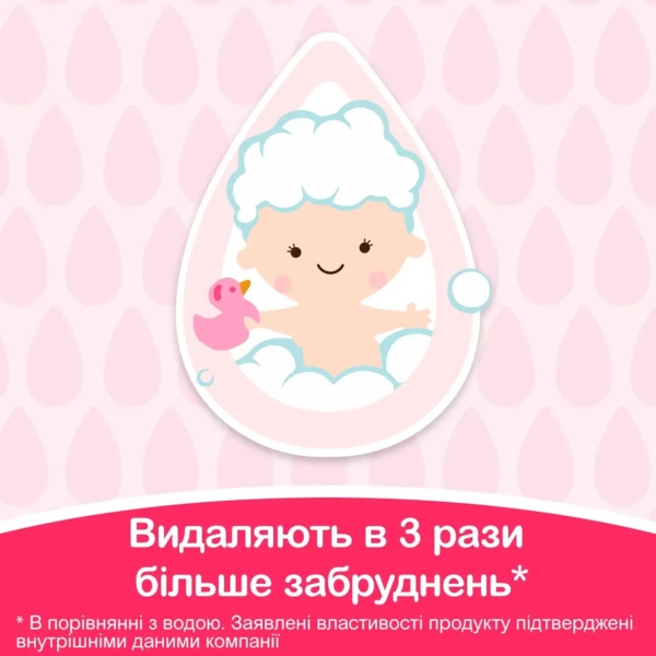 Дитячі вологі серветки Johnson's® Ніжна турбота, 72 шт. - Pampik - 6