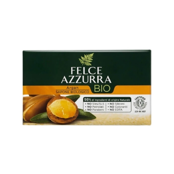 Мило Felce Azzurra BIO з аргановим маслом, 125 г - Pampik