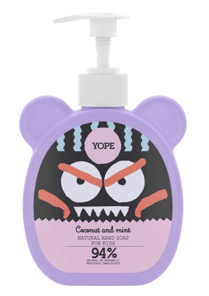 Дитяче рідке мило Yope Coconut&Mint, 400 мл - Pampik