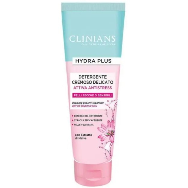Деликатное средство для очищения кожи лица Clinians Hydra Plus Attiva Antistress 150 мл - Pampik