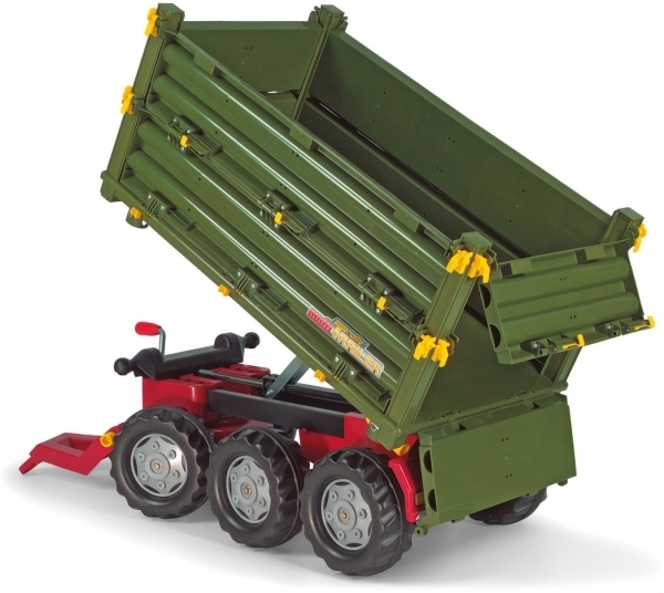 Причіп на 6 колесах Rolly Toys rollyMulti Trailer, зелений (125012) - Pampik - 2