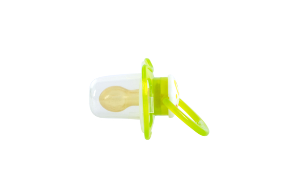 Пустушка латексна Baby Team, класична, 0+ міс., зелений (3220) - Pampik - 3