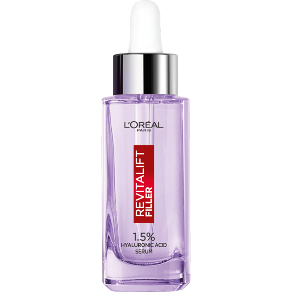 Сироватка для обличчя проти зморщок L'Oreal Paris Revitalift Філер з гіалуроновою кислотою, 30 мл (AA157400) - Pampik