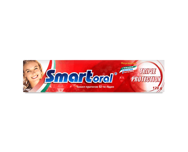 Паста зубна Smartoral, потрійна дія, 120 г (756878) - Pampik