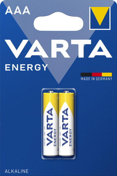 Батарейка Varta Energy AAA Bli 2, 2 шт. (4103229412) - Pampik