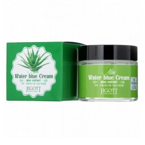 Крем для обличчя Jigott з екстрактом алое, заспокійливий, 70 мл - Pampik