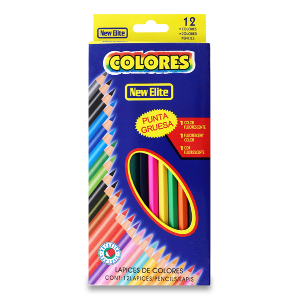 Карандаши цветные Offtop 12 цветов 12 шт. (848728) - Pampik