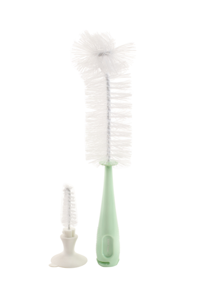 Набір йоржиків Baby Team для пляшечок і сосок, бірюзовий, 2 шт. (1600) - Pampik