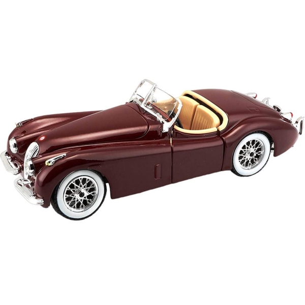 Автомодель Bburago Jaguar XK 120 1951 г. 1:24 цвет в ассортименте (18-22018) - Pampik - 3