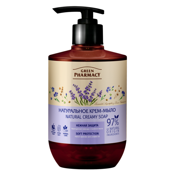 Рідке крем-мило Зелена Аптека Ніжний захист, 460 мл - Pampik