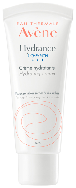 Зволожуючий крем Avene Hydrance Rich, для сухої і чутливої шкіри, 40 мл - Pampik