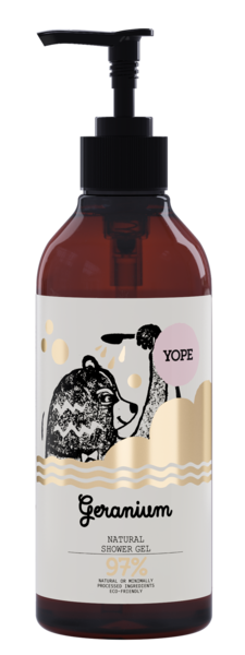 Гель для душу Yope Geranium, 400 мл - Pampik