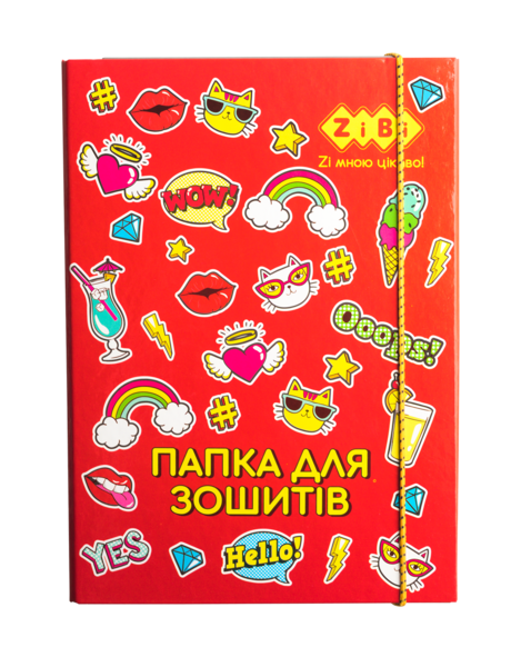 Папка для зошитів ZiBi Kids Line Wow, на гумці (ZB.14960) - Pampik