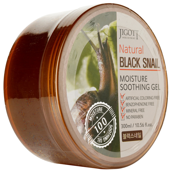Гель для обличчя та тіла Jigott з екстрактом муцину чорного равлика, 300 мл - Pampik - 2