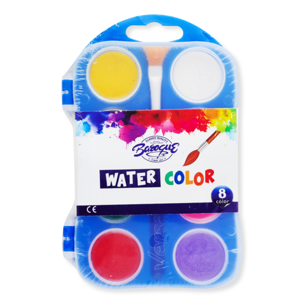 Краски акварельные Offtop, 8 цветов (853775) - Pampik