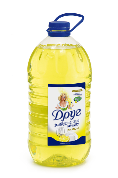 Средство для мытья посуды Friends Лимон, 4.5 кг - Pampik