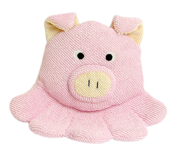 Мочалка-рукавичка дитяча Titania Pig, 25 см (9202) - Pampik