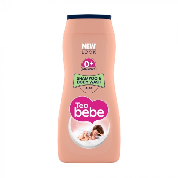 Шампунь и гель для душу Teo bebe Aloe, 200 мл (60173) - Pampik