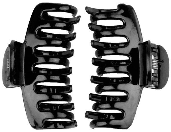 Набор заколок для волос Titania Дино, 6 см, черный, 2 шт. (7956 B) - Pampik