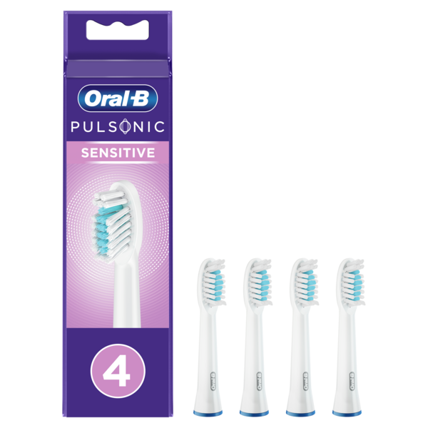 Насадка для електричної зубної щітки Oral-B Pulsonic Sensitive, 4 шт. - Pampik