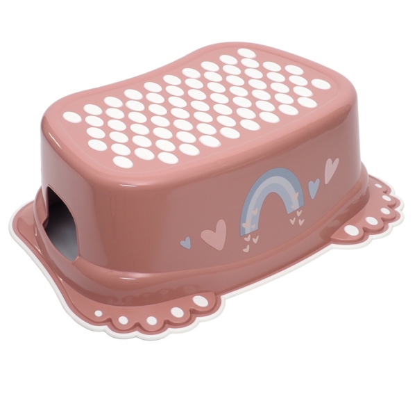 Подставка для ног Tega Метео, с противоскользящей резиной, розовый (ME-006-123) - Pampik