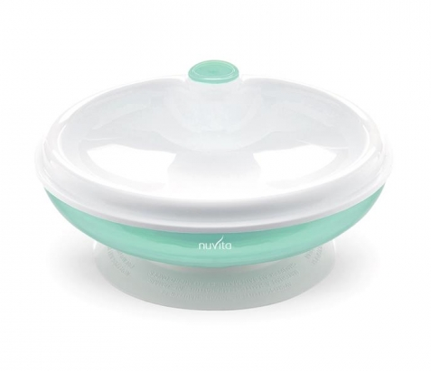 Тарілка з підігрівом Nuvita, м'ятний (NV1427COOLGREEN) - Pampik