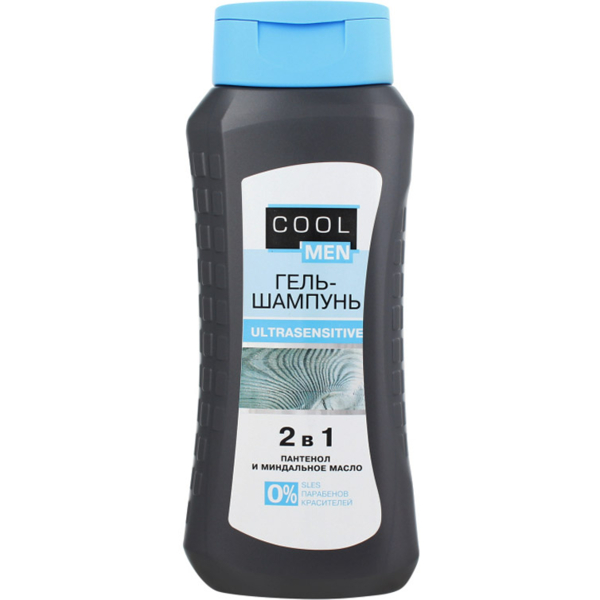 Гель-шампунь 2 в 1 Cool Men Ultrasensitive 400 мл - Pampik