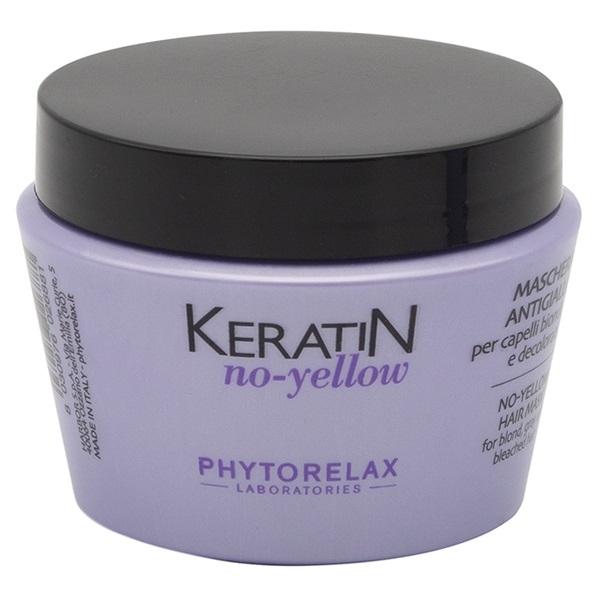 Маска Phytorelax Keratin No-Yellow для светлых волос, 250 мл (6026881) - Pampik