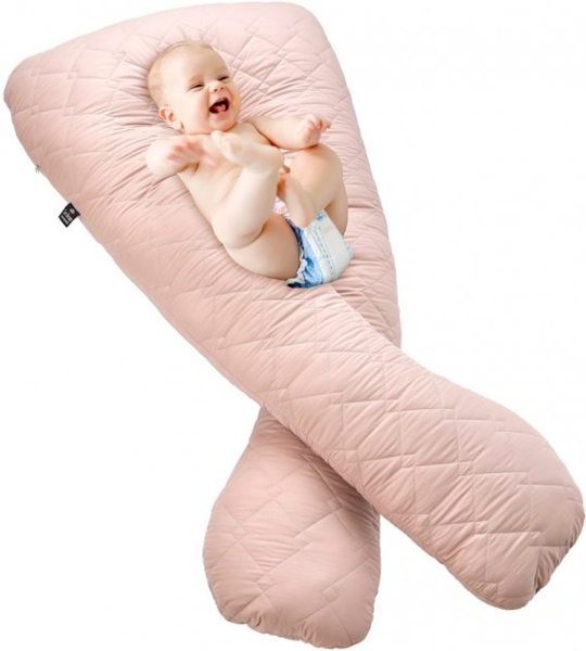 Подушка для вагітних та годування Ideia Sei Design, 140х75х20 см, бежевий (8-32757) - Pampik - 4