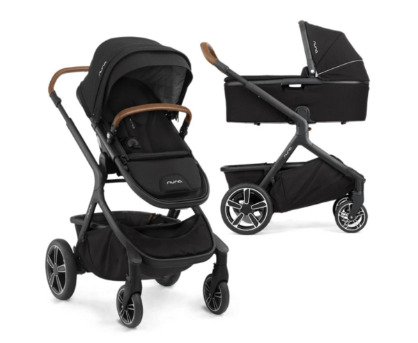 Універсальна коляска 2 в 1 Nuna Demi Grow Ebony, чорний (ST08100/CC03901EBNGL) - Pampik