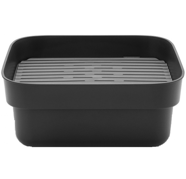 Чаша для миття посуду Brabantia, 37,4х34,4х16,1 см, темно-сірий (302664) - Pampik