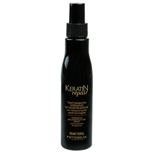 Спрей Phytorelax Keratin Repair для интенсивного восстановления поврежденных волос, 150 мл (6009051) - Pampik